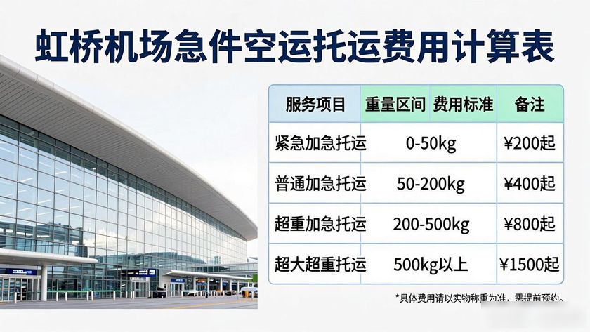 虹橋機場托運價格_托運虹橋空運國內要多久_虹橋國內空運托運
